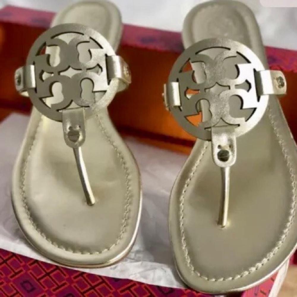 NEW Tory Burch Miller Sandals - Picture 2 of 8